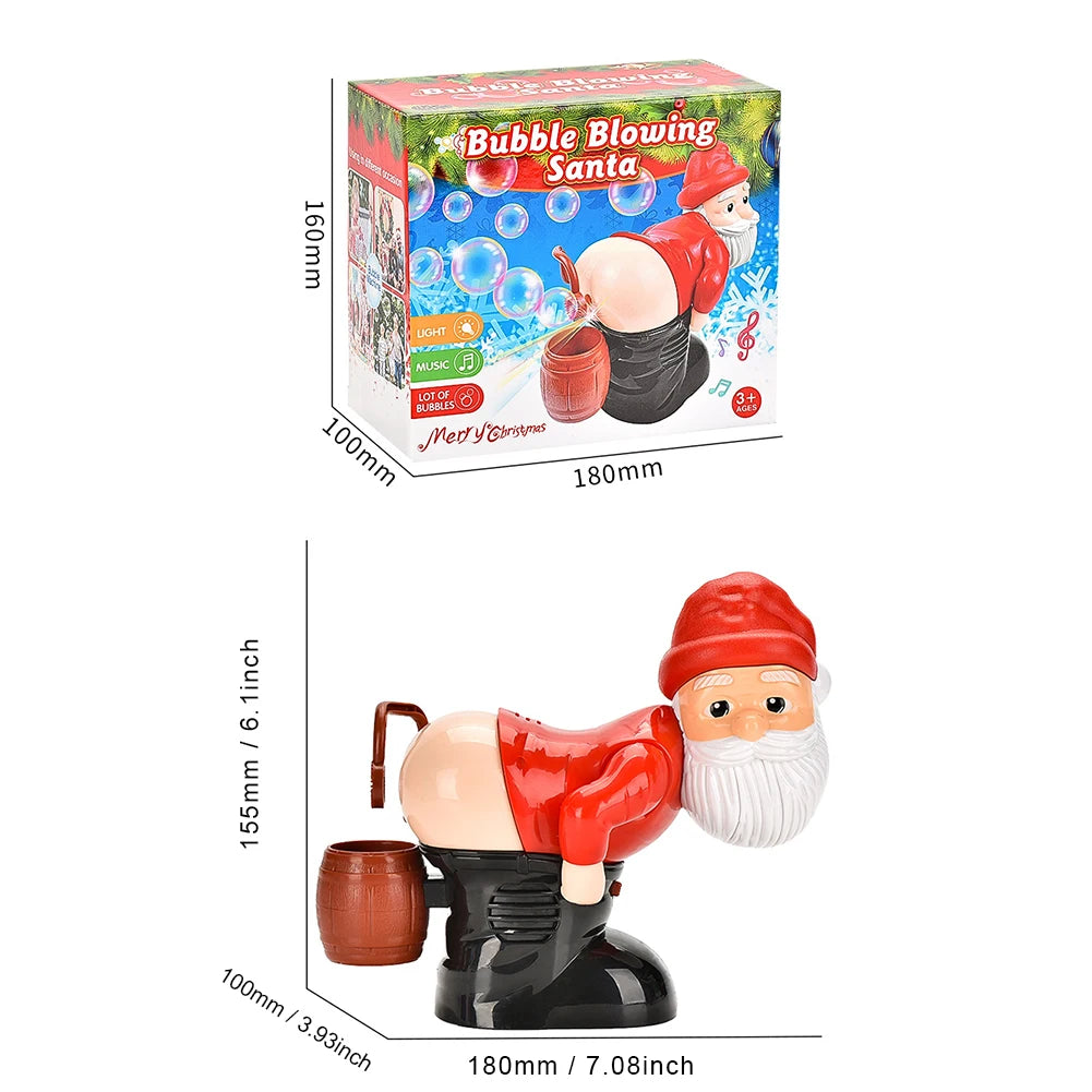 Size: about 7 in long, 6.1 in tall and 3.9 in wide (18 x 15.5 x 10 cm), shown with its gift box.